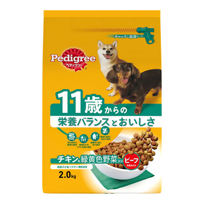 ペディグリー 11歳 チキン野菜 2kg PD24