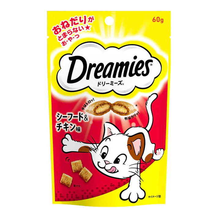 ドリーミーズ シーフード&チキン味 60g DRE3