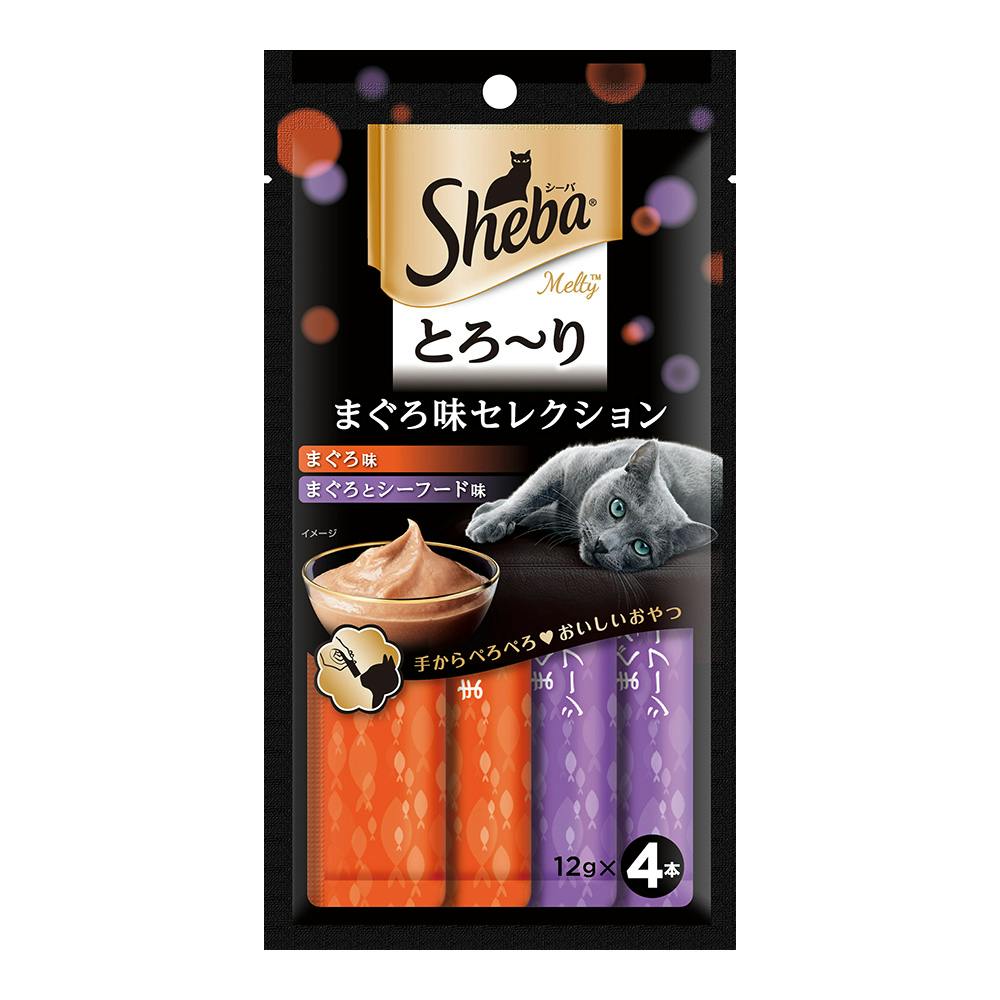 パリコレクション シーバ とろ～りまぐろ味セレクション12g×4P SMT10(販売終了 キャットフード