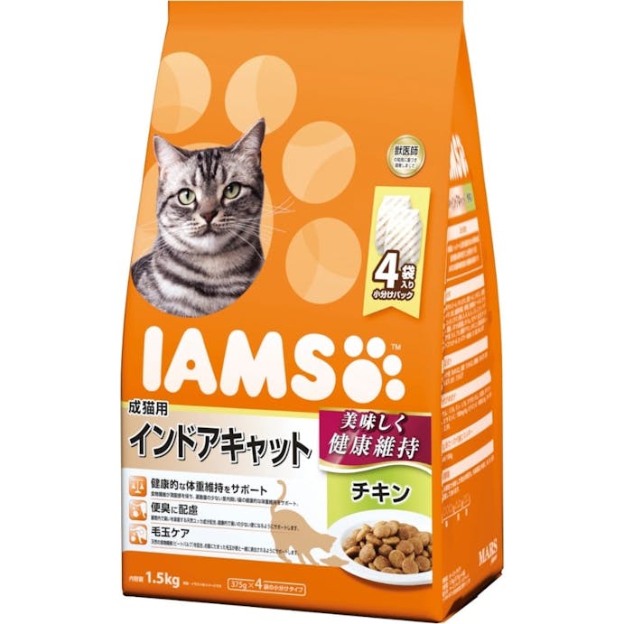 アイムス 成猫用 インドアキャット チキン 1.5kg IC221