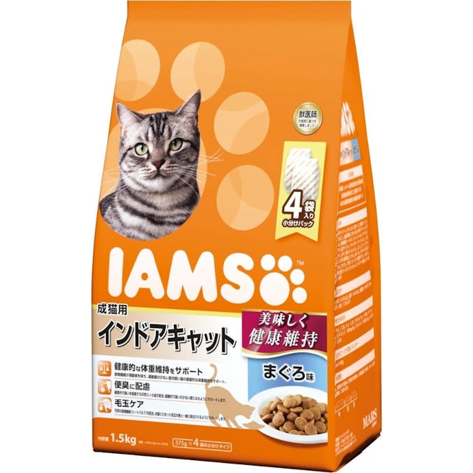 アイムス 成猫用 インドアキャット まぐろ味 1.5kg IC222