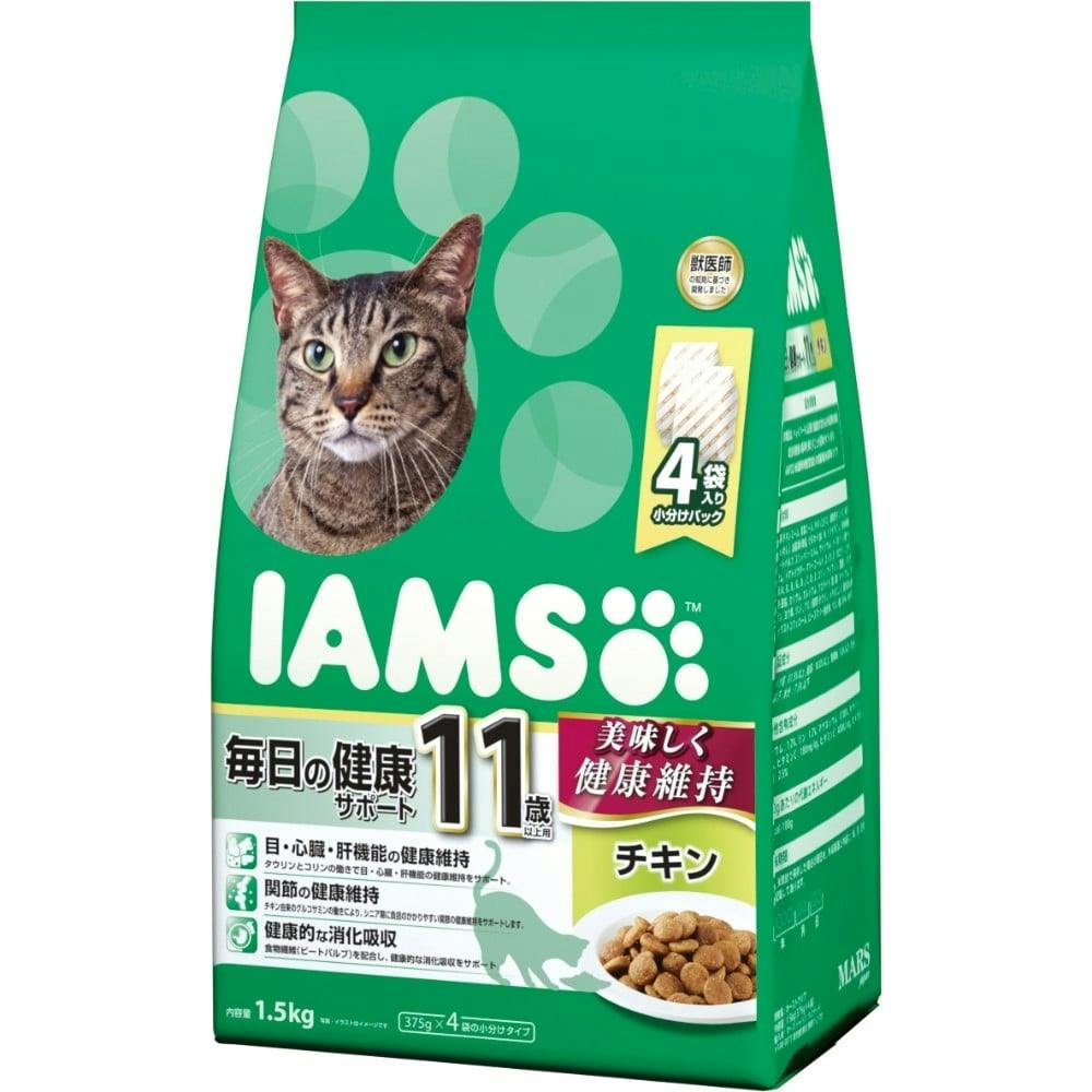 アイムス 11歳以上用 毎日の健康サポート チキン 1.5kg IC241 猫用ドライフード アイムス 11歳以上用 毎日の健康サポート チキン 1.5kg IC241 猫用ドライフード