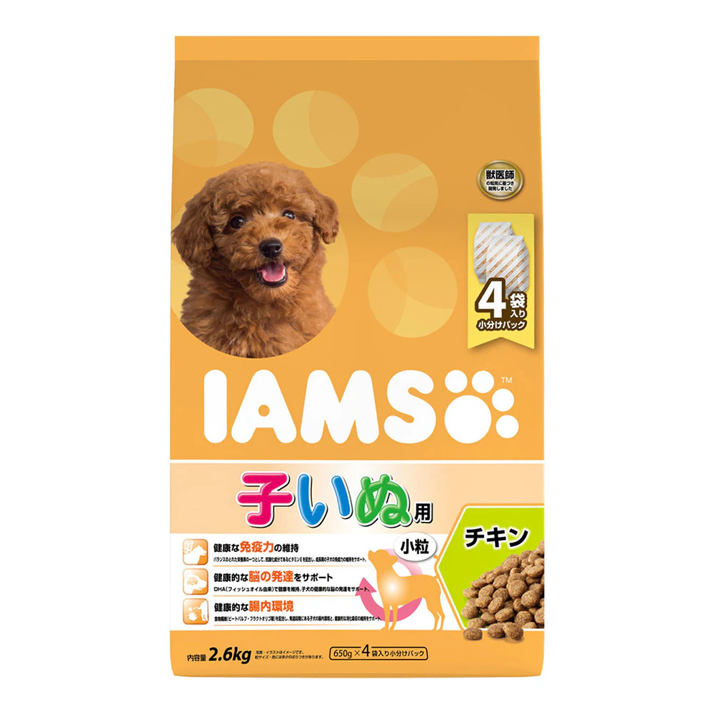 アイムス 7歳以上用 2 6kg 3袋 チキン ドッグフード ドライ 健康サポート 小粒 犬 商舗 健康サポート