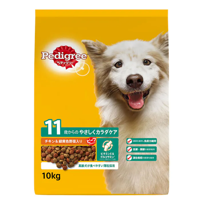ペディグリー 11歳から用 ヘルシーチキン&緑黄色野菜 10kg PDN32