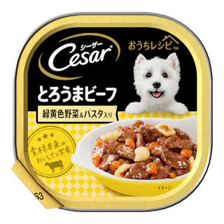 シーザー おうちレシピ とろうまビーフ 緑黄色野菜&パスタ入り 100g CEH2