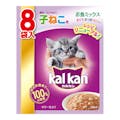 カルカン パウチ 12カ月までの子ねこ用 お魚ミックス まぐろ・かつお・たい入り 70g×8袋 KMP75