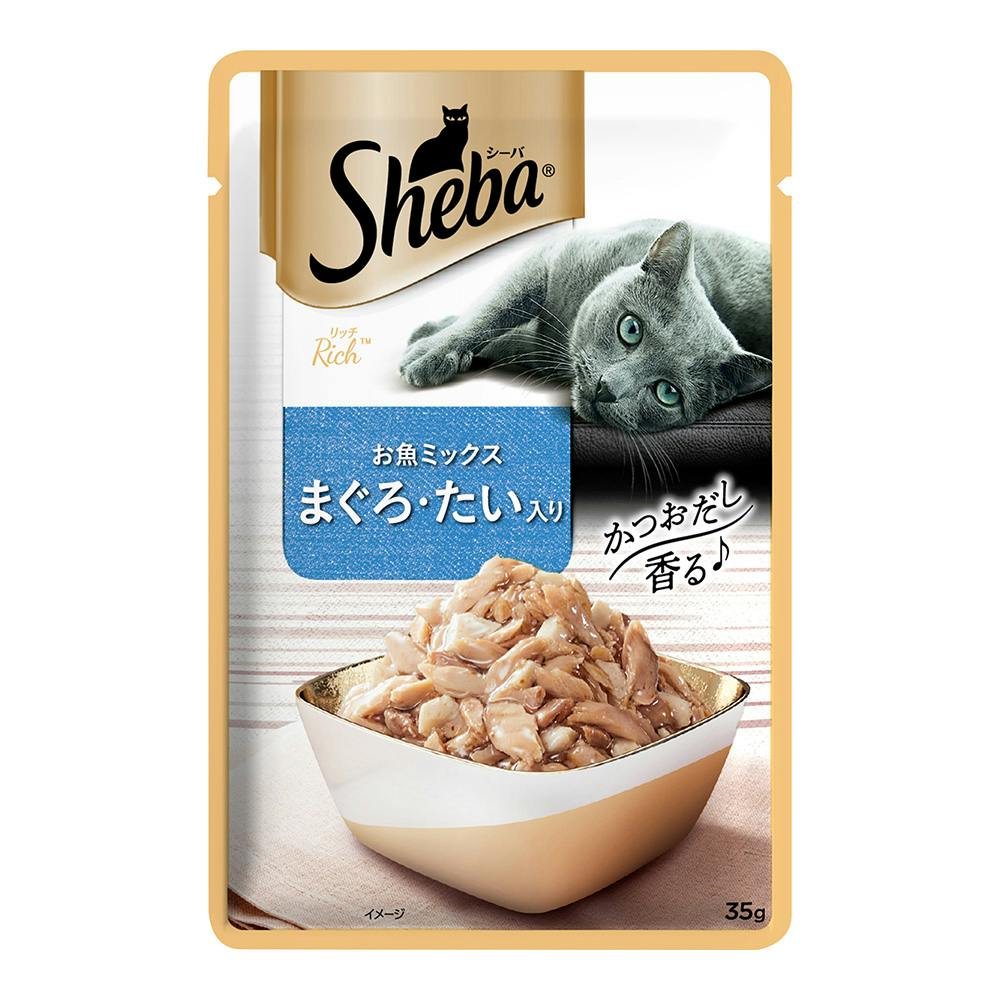 シーバ ごちそうフレーク 贅沢お魚ミックス まぐろ・たい入り