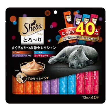 シーバ とろ～りメルティ まぐろ＆かつお味セレクション12g×40本 SMT50