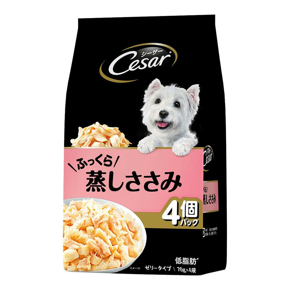 シーザー ふっくら蒸しささみ 70g×4袋 CPM1 | ペット用品（犬） 通販 | ホームセンターのカインズ