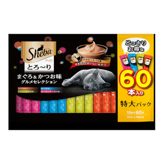 シーバ とろ~りメルティ まぐろ&かつお味グルメセレクション 12g×60本 SMT60