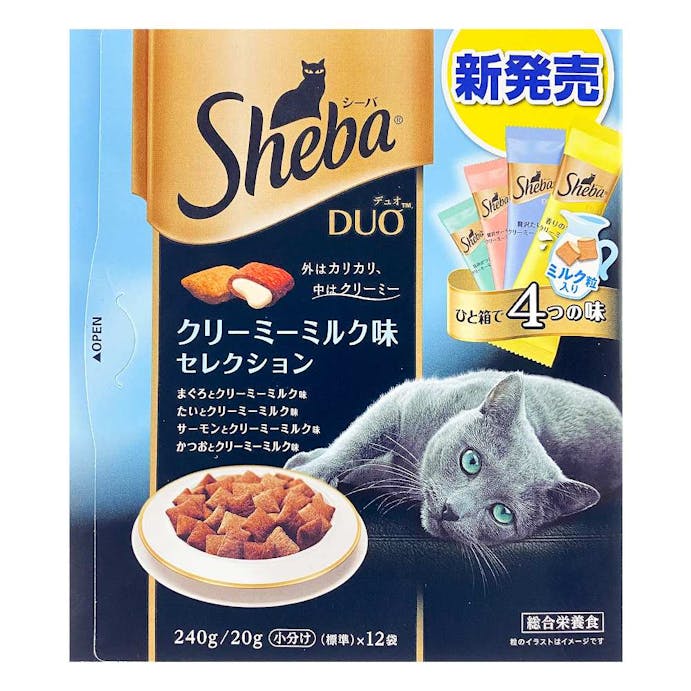 シーバ デュオ クリーミーミルク味セレクション 240g(販売終了)
