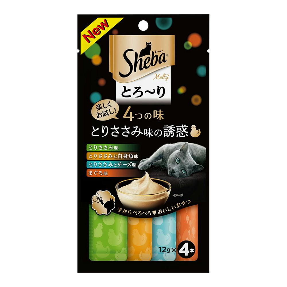シーバ とろーり4つの味ささみ4P SMT17(販売終了) | おやつ（猫） 通販