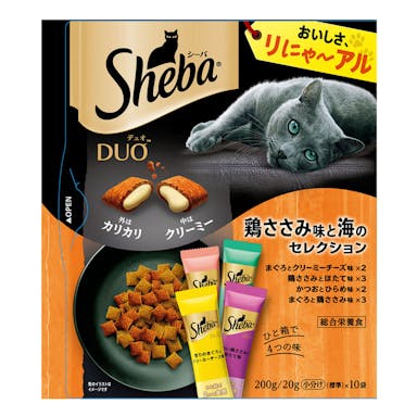 シーバ デュオ 鶏ささみ味と海のS 200g SD11