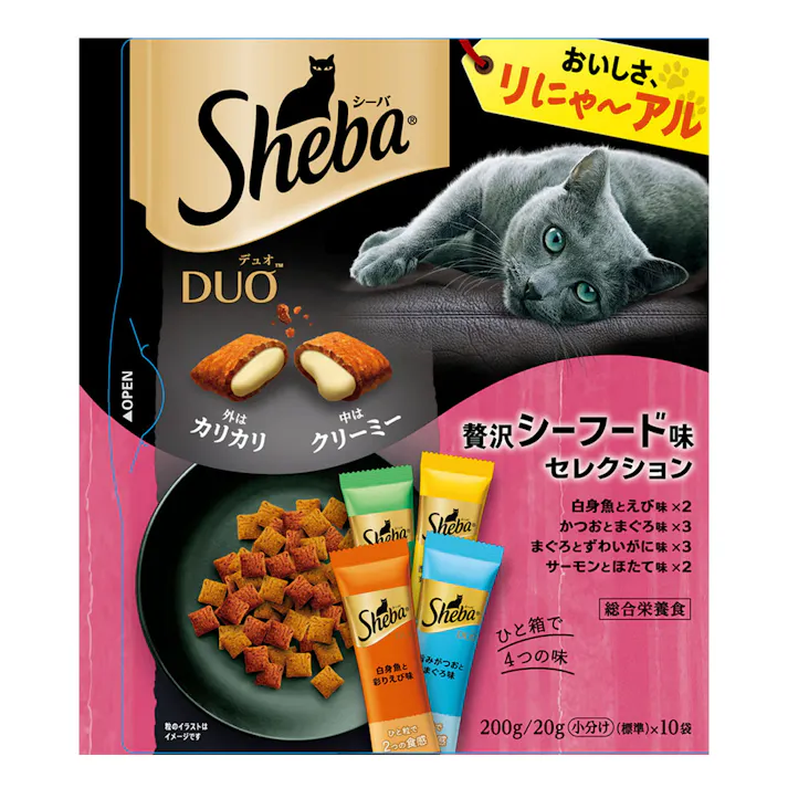 シーバ デュオ 贅沢シーフード味S 200g SD23