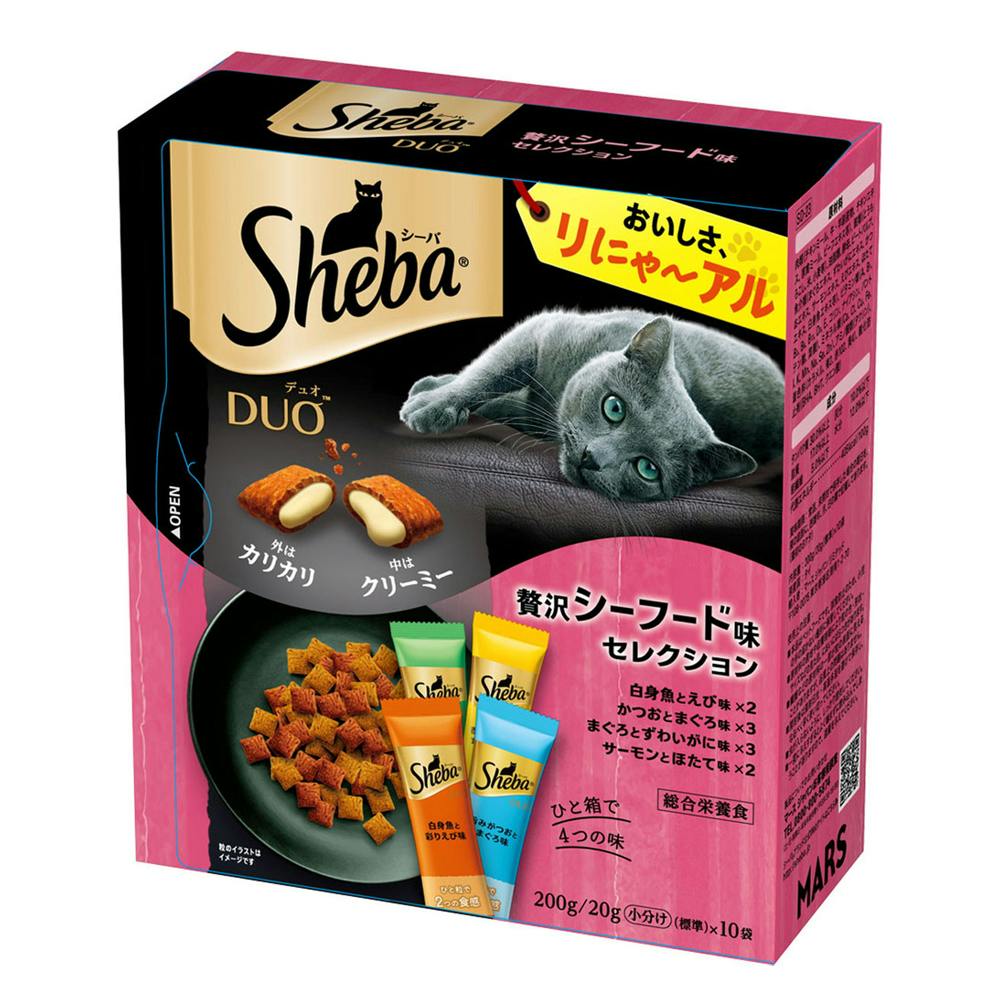 シーバデュオ 贅沢お魚味グルメセレクション ２０g✖️３５０袋 ３５箱