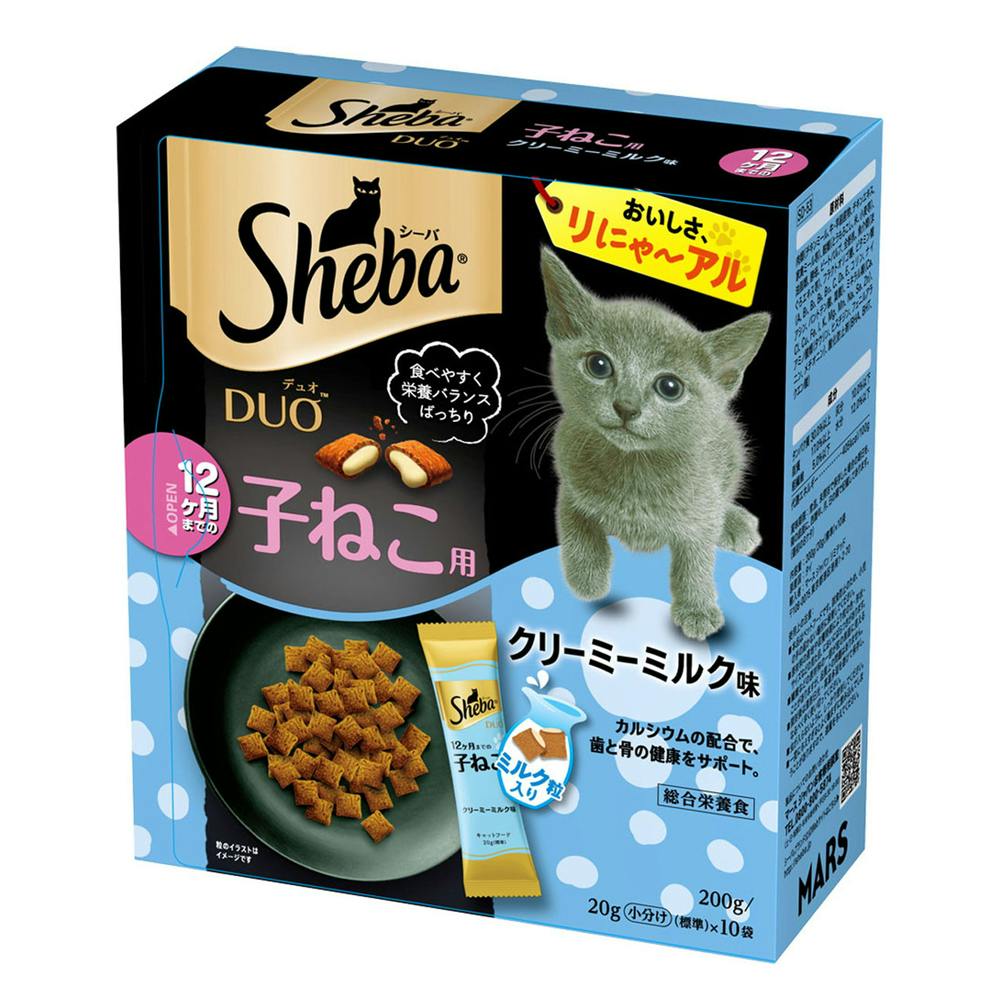 シーバ デュオ 子ねこ用クリーミーミルク 200g SD53 | ペット用品（猫 