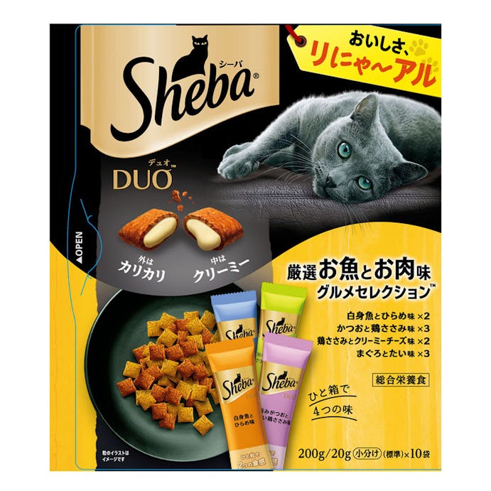 シーバ デュオ 厳選お魚とお肉味グルメS 200g SD26