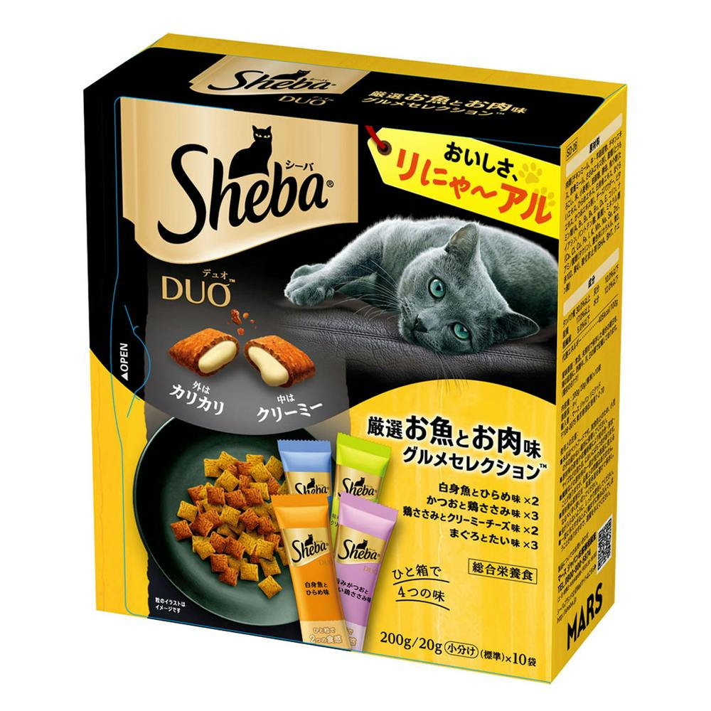 シーバ デュオ(１９箱) シーバ デュオ 厳選お魚とお肉味グルメS 200g SD26 | ペット用品
