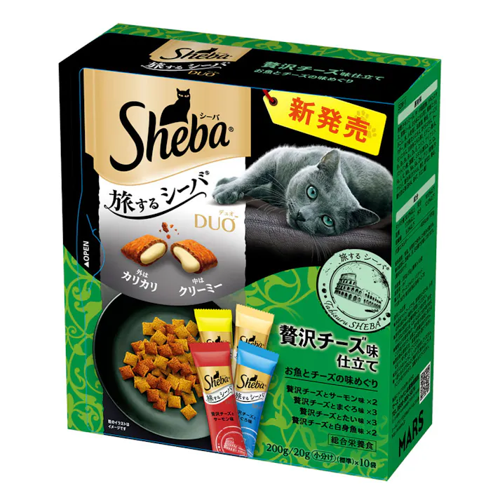 シーバ デュオ 旅する贅沢チーズ味仕立て 200g SDW1