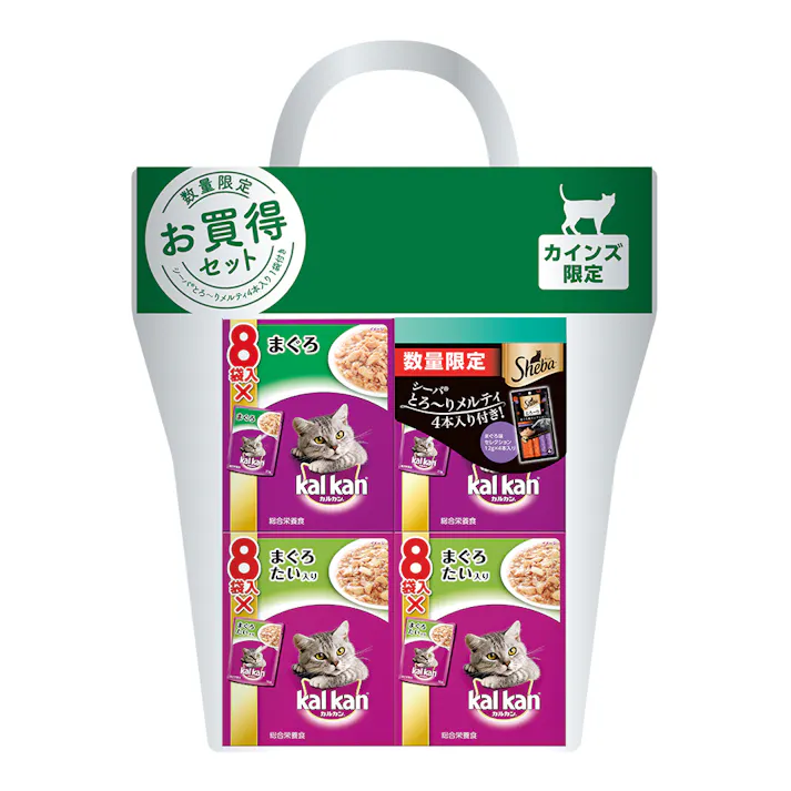 カルカン パウチ お買得セット まぐろ・たい入り カインズ限定(販売終了)