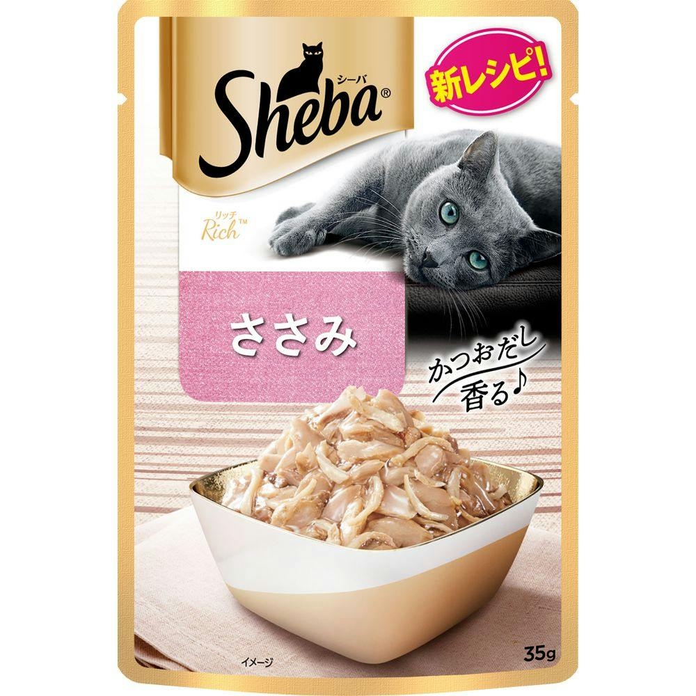 シーバ リッチ ささみ 35g 猫用ウェットフード(パウチ) シーバ リッチ ささみ 35g 猫用ウェットフード(パウチ)
