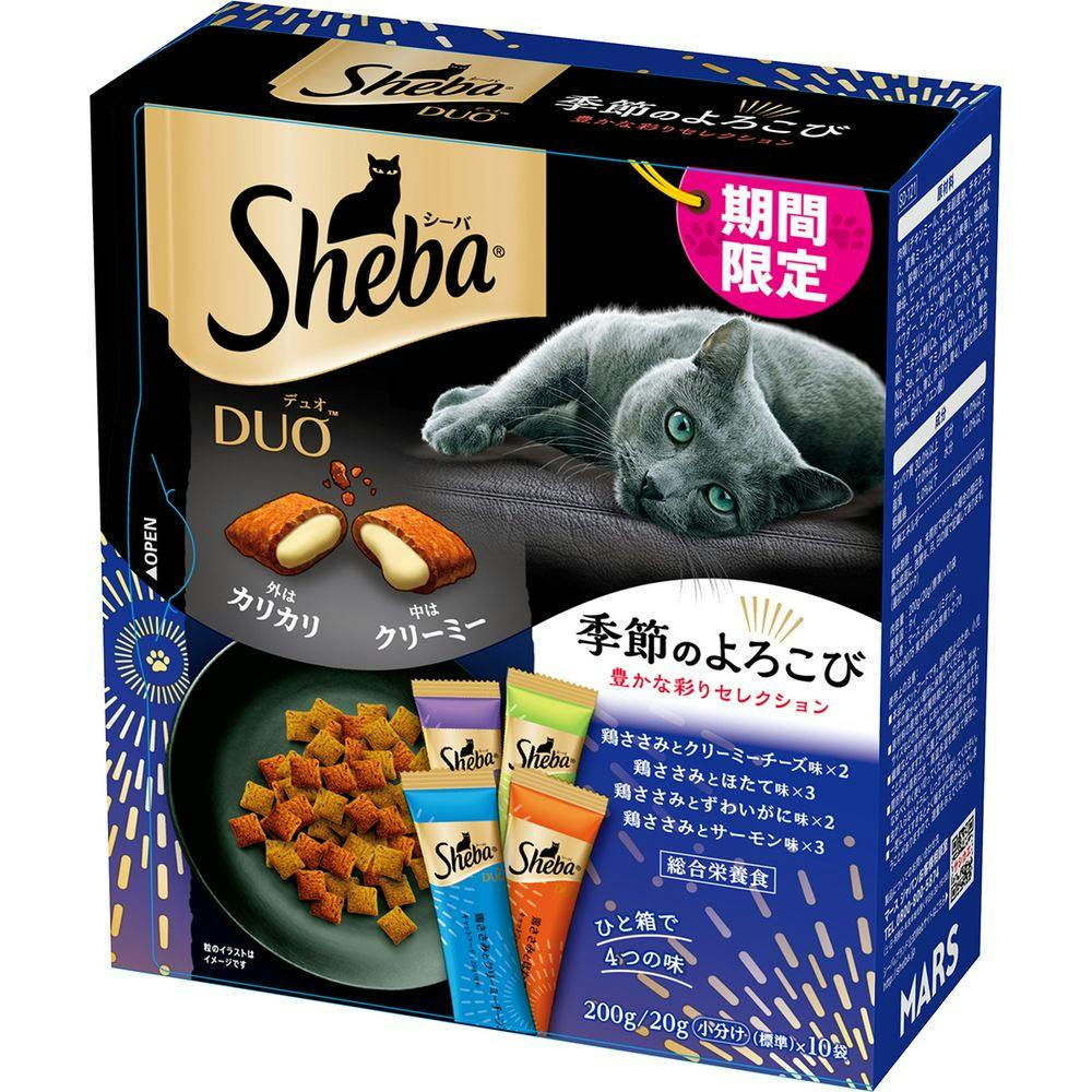 シーバ デュオ 豊かな彩りセレクション 20g×10袋 | ペット用品（猫