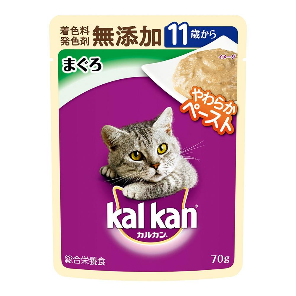 海外個人輸入 カルカンパウチ やわらかペースト11歳 まぐろ (販売終了 キャットフード