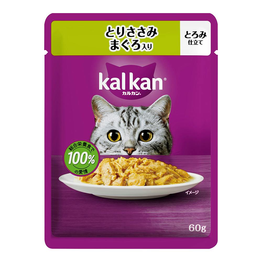 カルカン パウチ とりささ みまぐろ入り 60g | ペット用品（猫