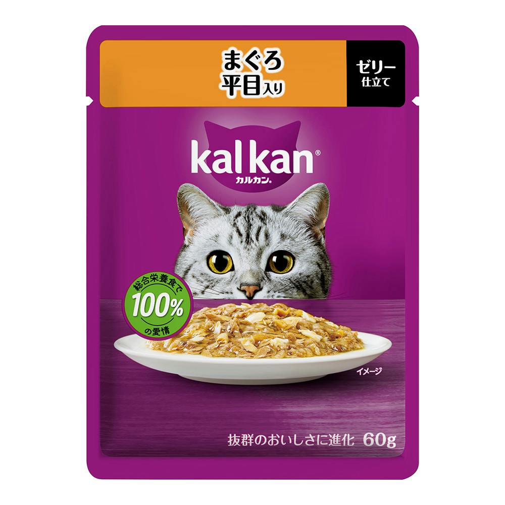 カルカン パウチ まぐろ平目入り 60g 猫用ウェットフード(パウチ) カルカン パウチ まぐろ平目入り 60g 猫用ウェットフード(パウチ)