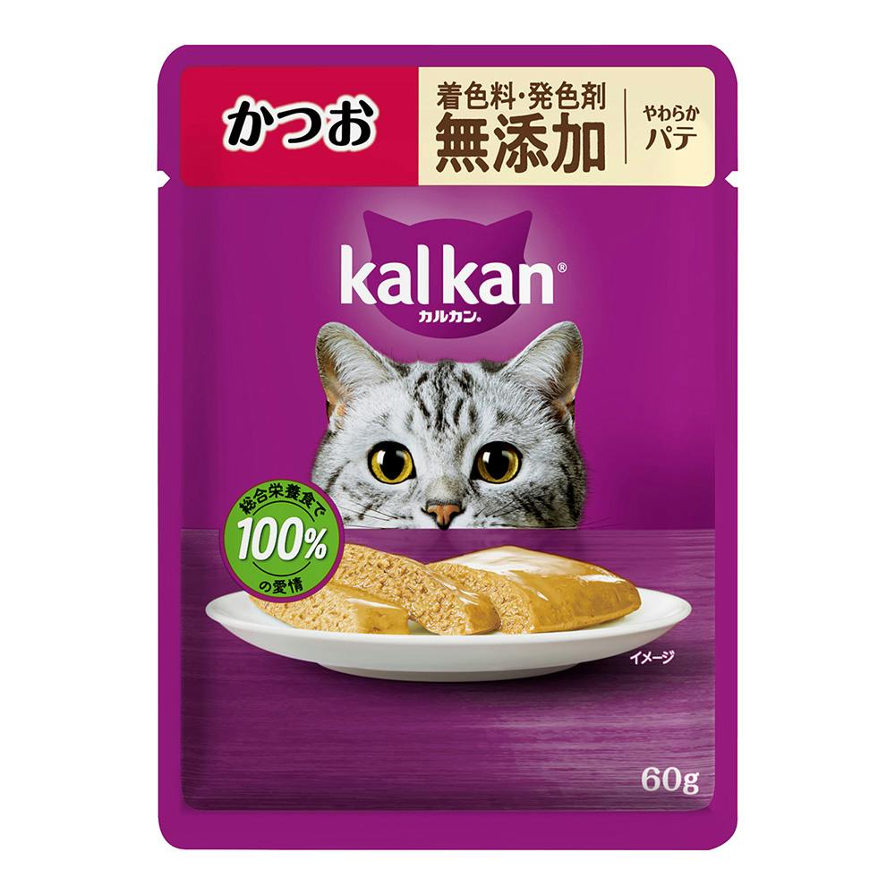 カルカン パウチ パテ かつお 60g 猫用ウェットフード(パウチ) カルカン パウチ パテ かつお 60g 猫用ウェットフード(パウチ)