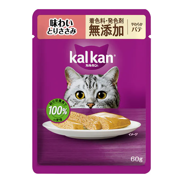 カルカン パウチ パテ ささみ 60g