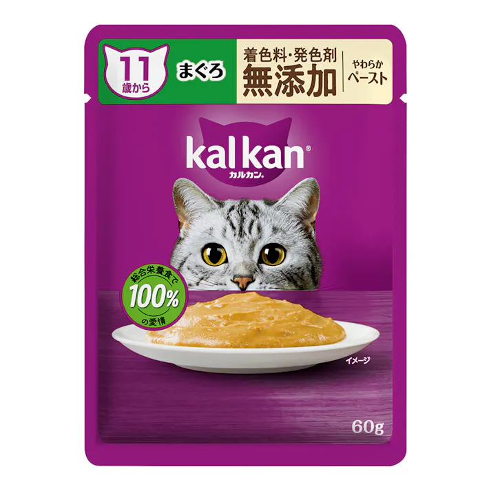 カルカン パウチ ペースト 11歳から まぐろ 60g