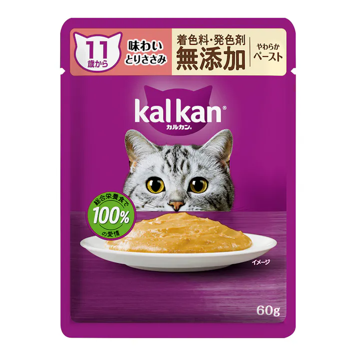 カルカンパウチ 11歳ペーストささみ 60g
