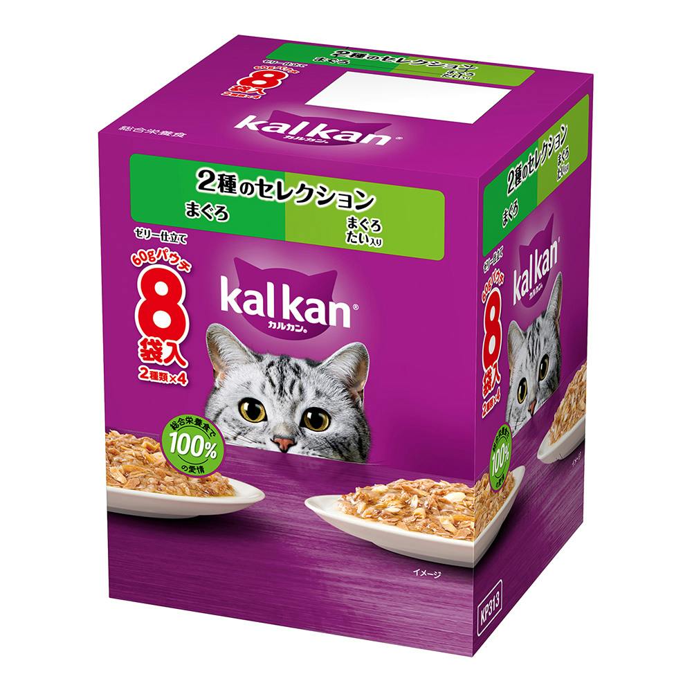 カルカン パウチ 2種のセレクション まぐろ まぐろたい入り 8P 猫用ウェットフード(パウチ) カルカン パウチ 2種のセレクション まぐろ まぐろたい入り 8P 猫用ウェットフード(パウチ)