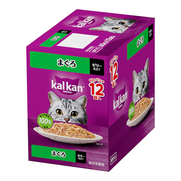【ケース販売】カルカン パウチ まぐろ 60g×12個入