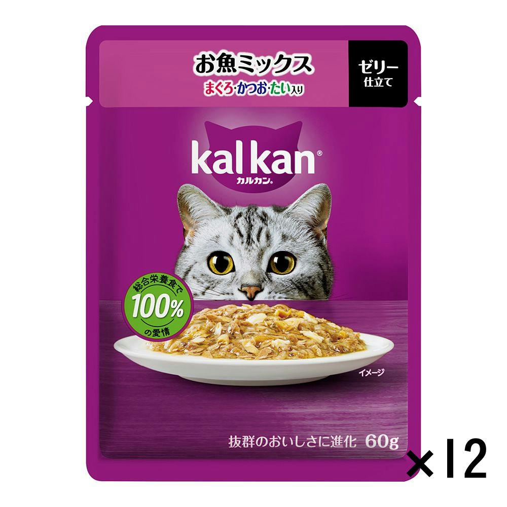 カルカン 8袋入り12個セット Amazon.co.jp: カルカン パウチ 12ヶ月までの子ねこ用 まぐろ