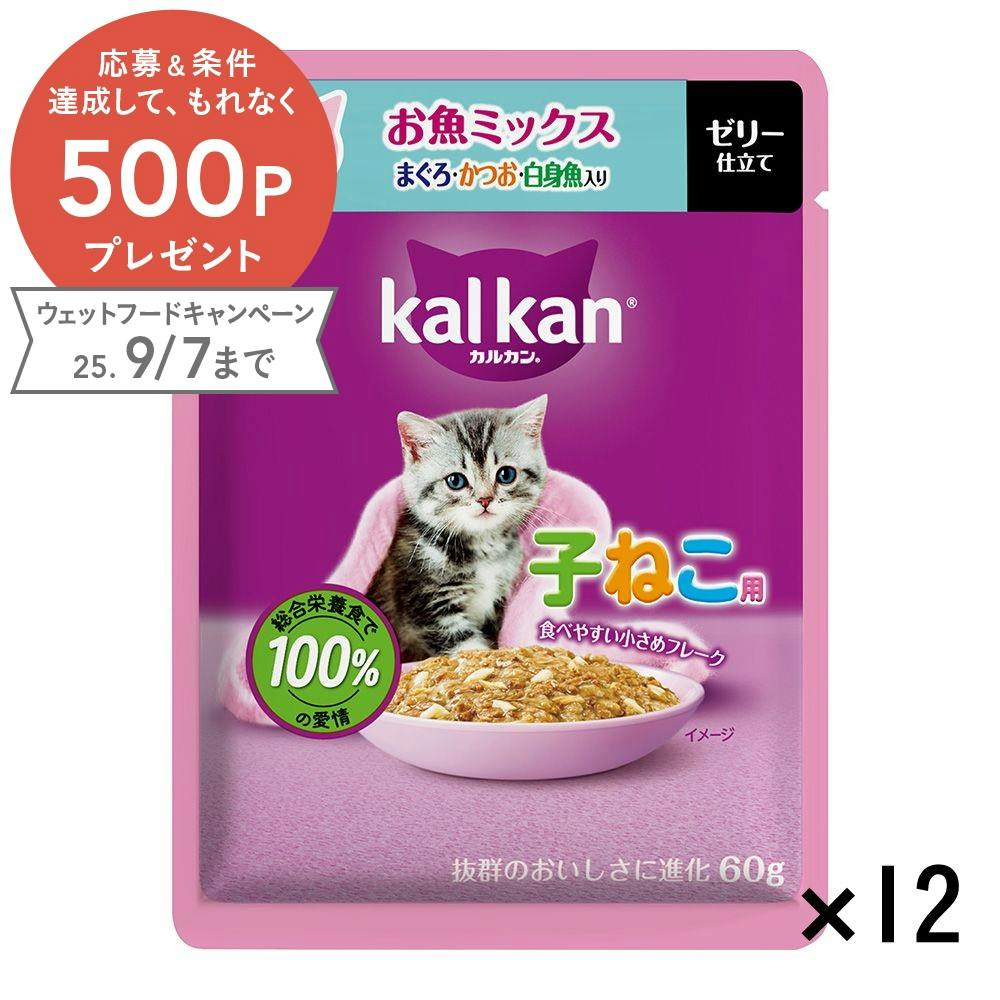 カルカン ドライ 12ヶ月までの子ねこ用 かつおと野菜味 ミルク粒
