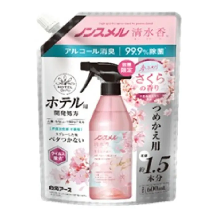 ノンスメル 清水香 さくらの香り 詰替 600ml