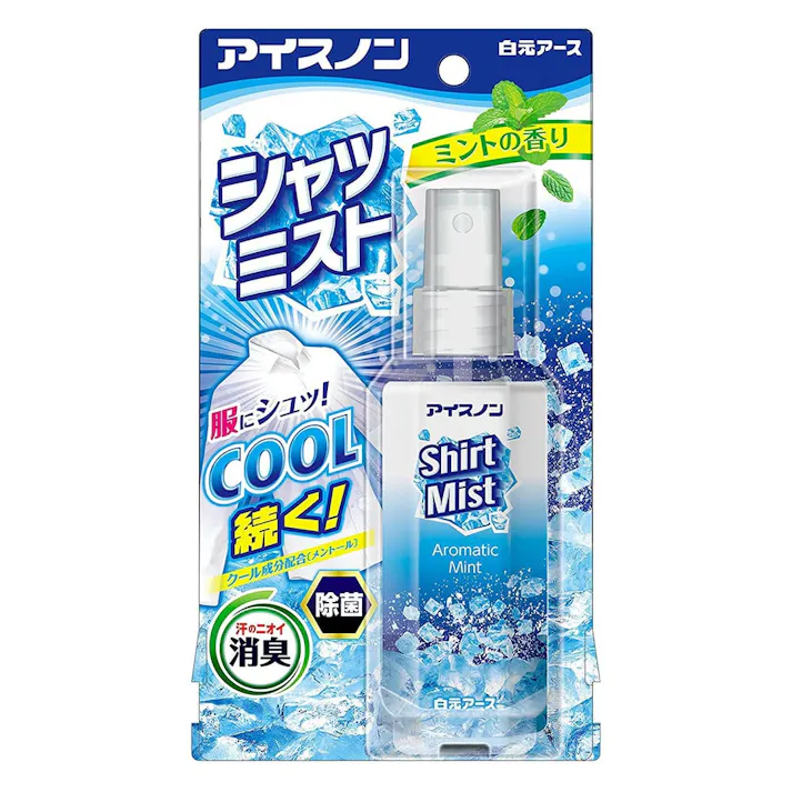 白元アース アイスノン シャツミスト ミントの香り 100ml