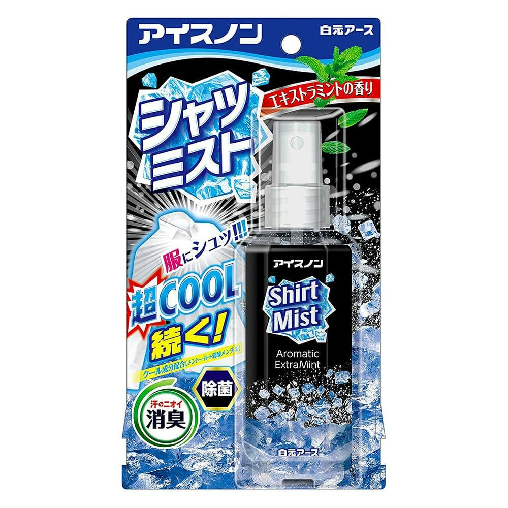 人気ブラドン 白元アース アイスノン シャツミスト ミントの香り 100mL