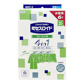 ミセスロイド クローゼット用 6個入 1年防虫