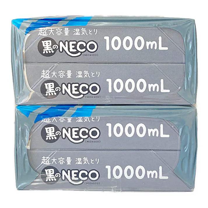 白元アース ドライ&ドライUP 黒のNECO 1000ml×4個入