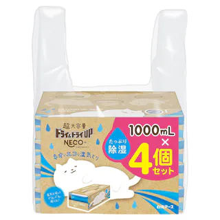 白元アース ドライ&ドライUP NECO 1000ml×4個入