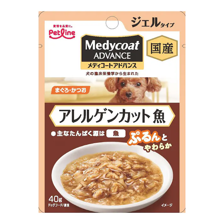 メディコート アドバンス アレルゲンカット 魚 まぐろ・かつお ジェルタイプ 40g