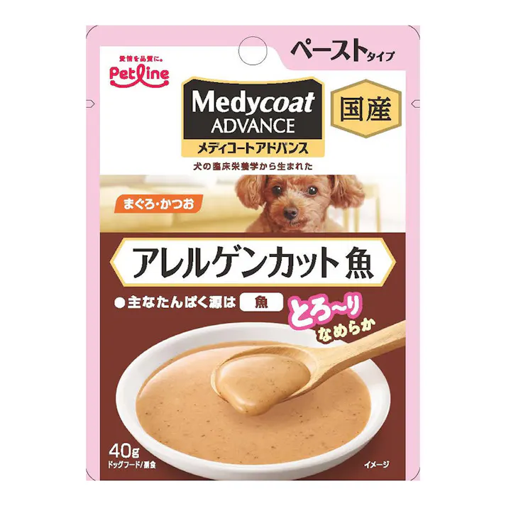メディコート アドバンス アレルゲンカット 魚 まぐろ・かつお ペーストタイプ 40g