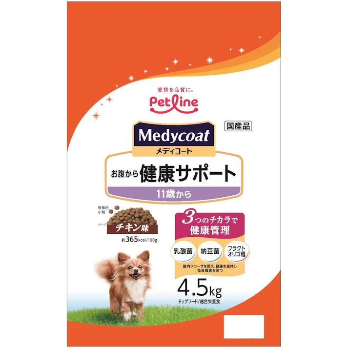 メディコート お腹から健康サポート 11歳から チキン味 4.5kg