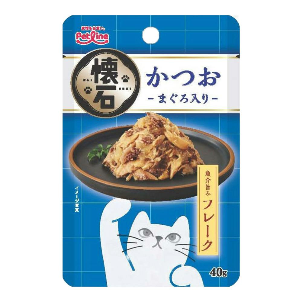 懐石レトルト フレークかつお まぐろ入り 40g | キャットフード 通販
