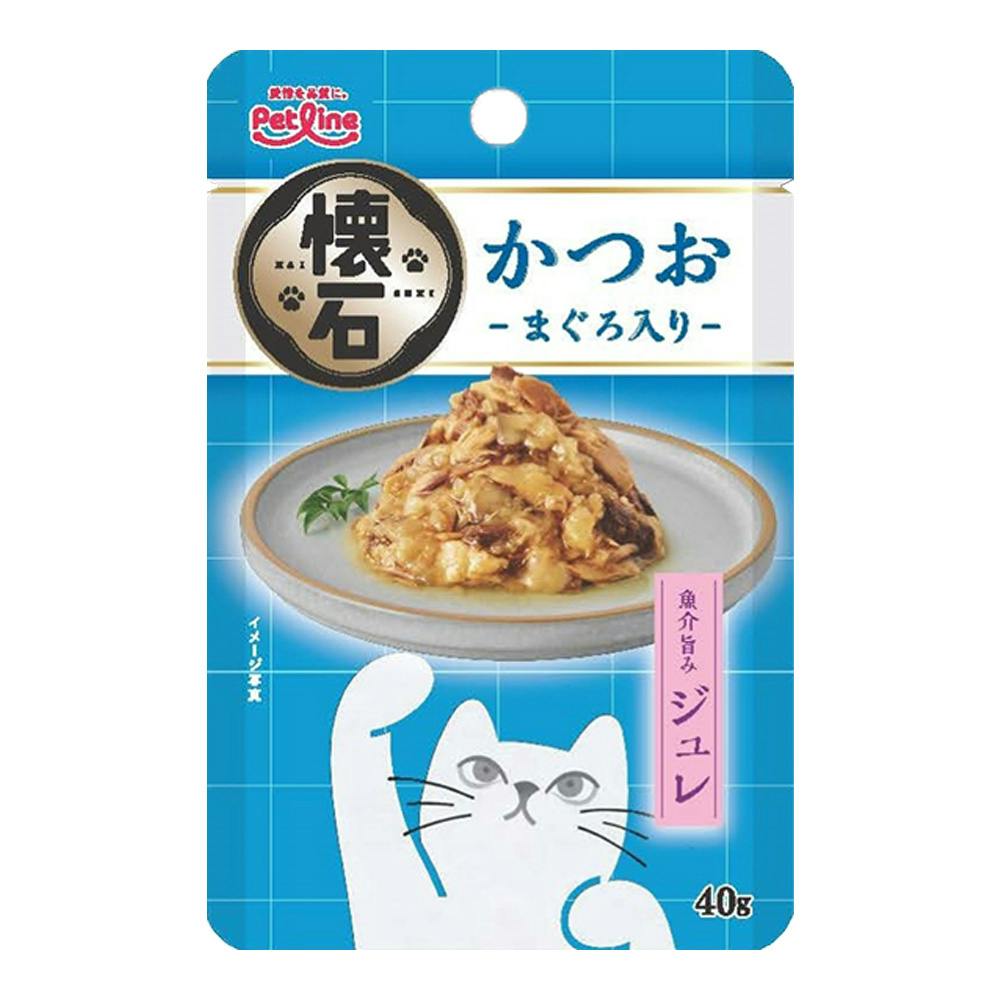 懐石レトルト ジュレかつお まぐろ入り 40g | キャットフード 通販