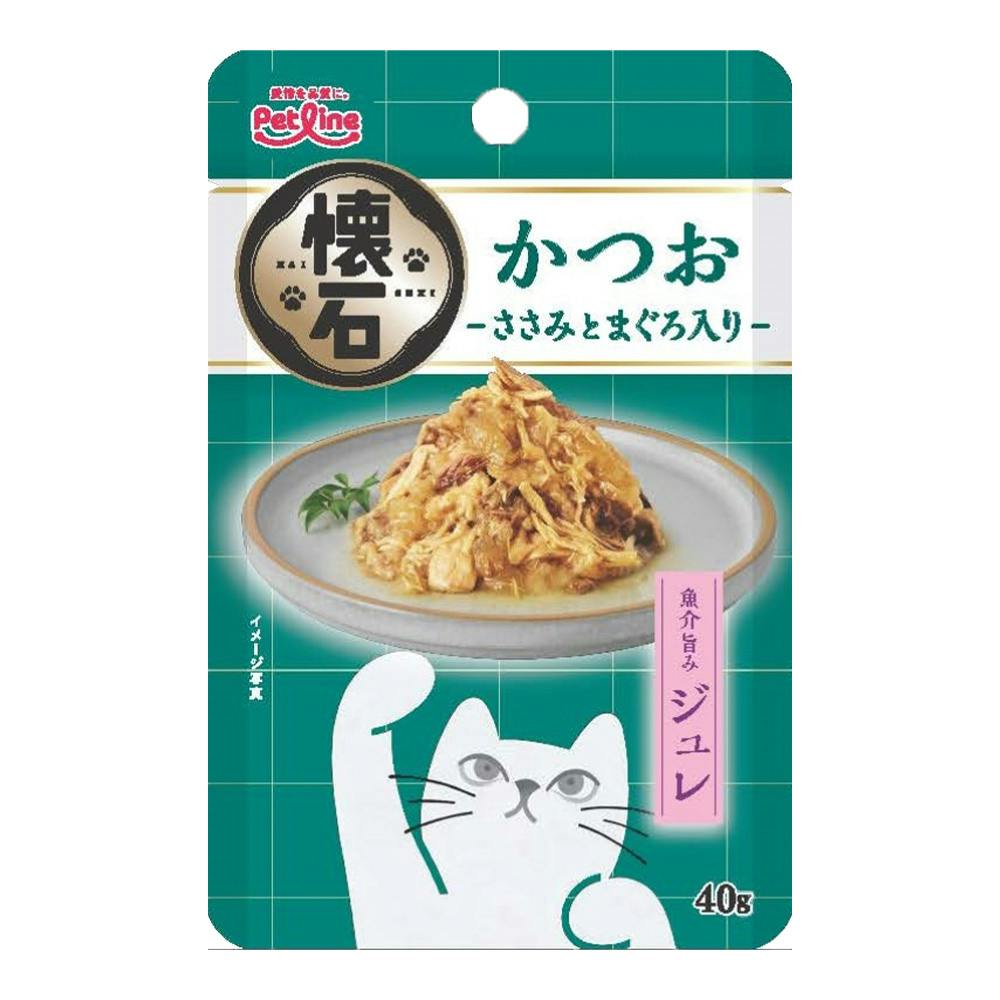 懐石レトルト ジュレかつお ささみとまぐろ 40g