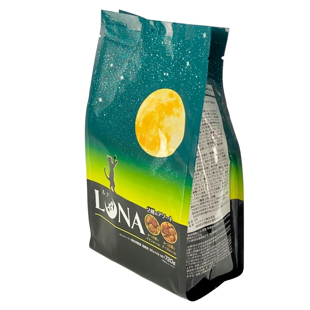 LUNA かつお節＆チキン味とチーズビッツ 720g | ペット用品（猫